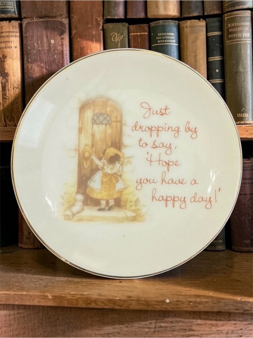 Holly Hobbie Lasting Treasures Genuine Porcelain Collective 4” Plate
